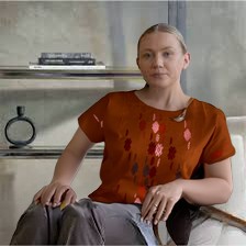 Virtual try-on result